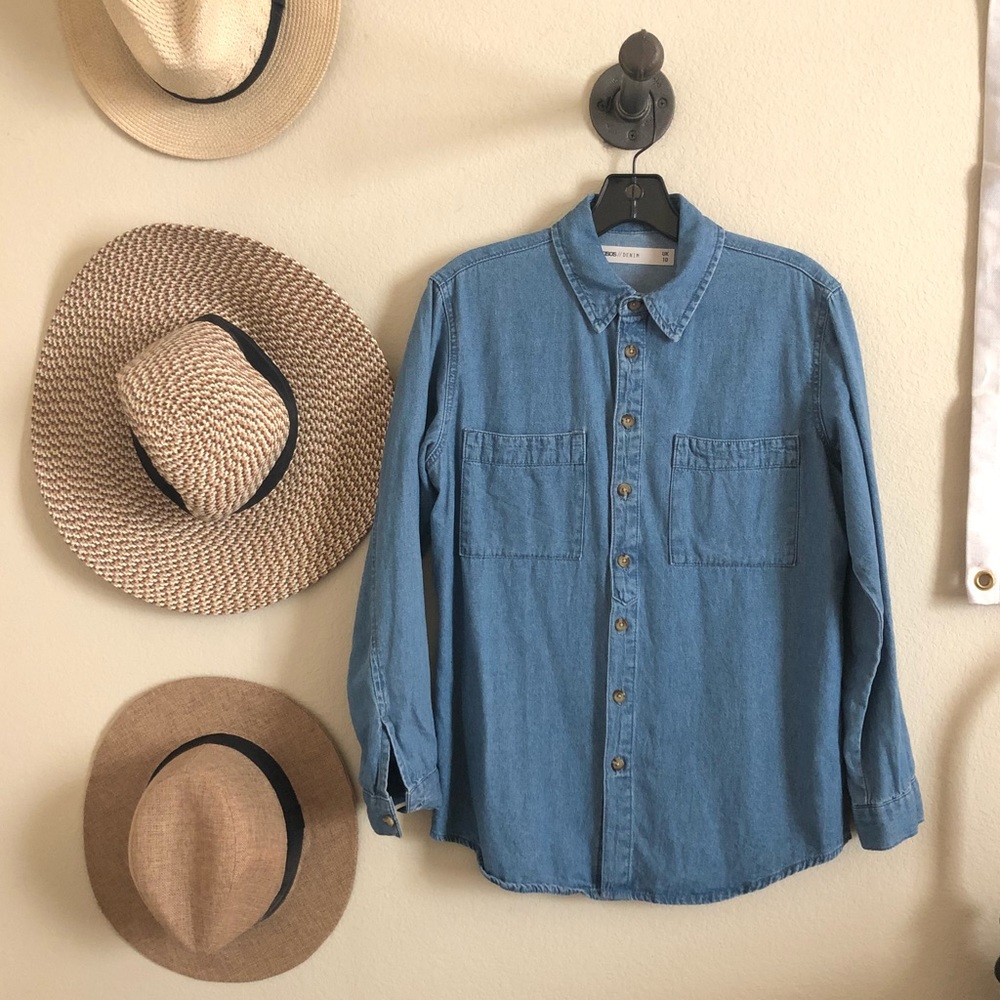 ASOS Blue Button Down Shirt